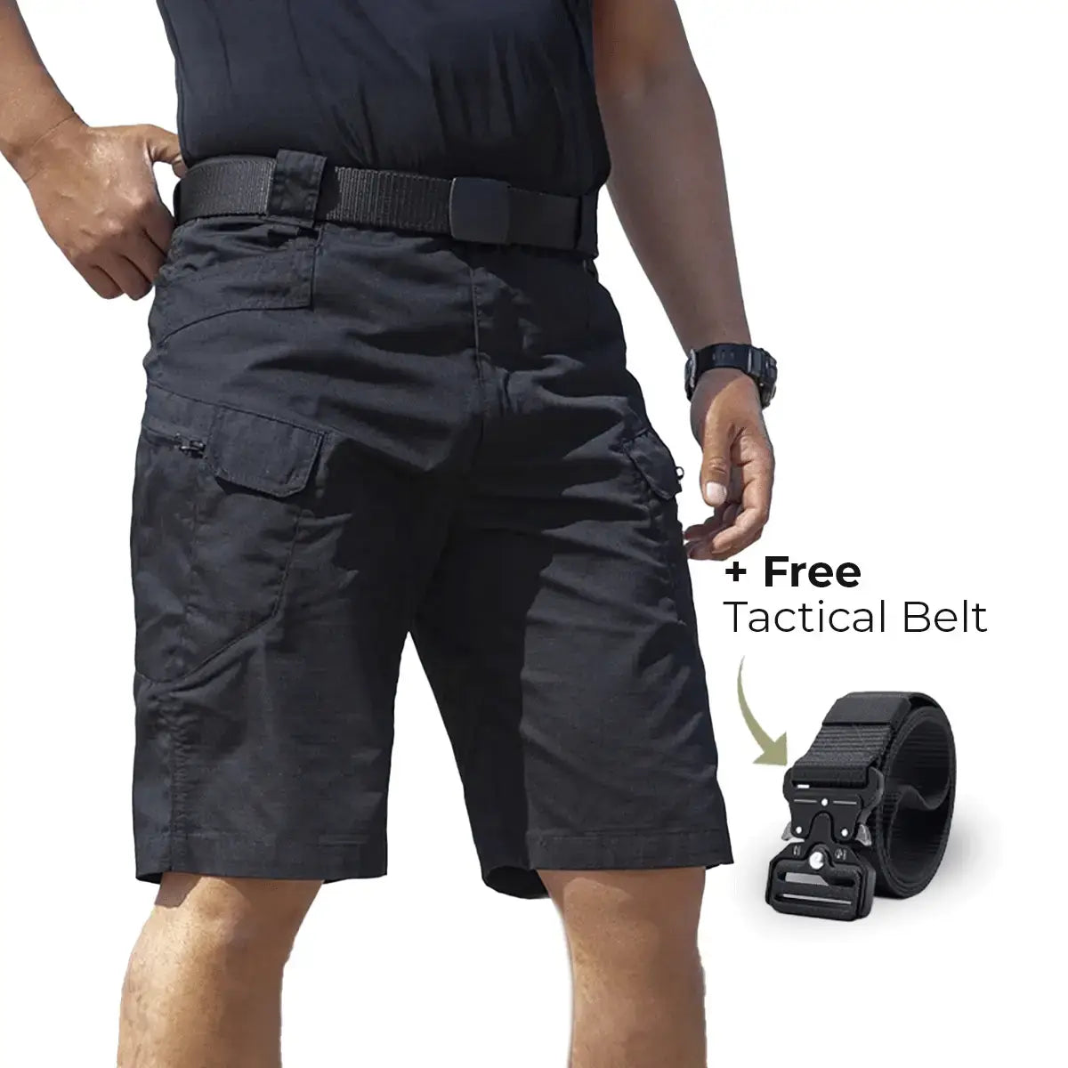 Military Tactical Shorts for Men Shield® (+ Free Tactical Belt)